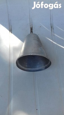 Antik alumínium a vezetékeket eltakaró lámpa harang