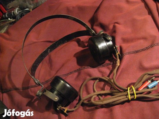 Antik amerikai katonai fejhallgató