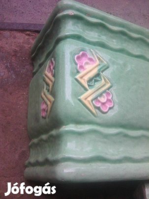 Antik art-deco M. Powolny cserépkályha