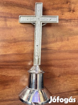 Antik asztali korpusz, feszület