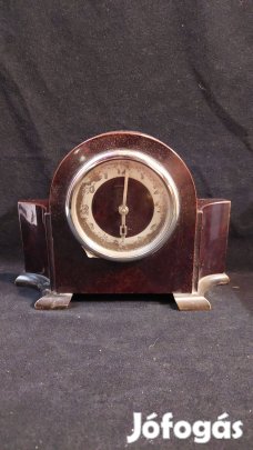 Antik asztali óra , működik , érdekes darab