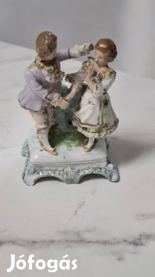 Antik barokk porcelán pár