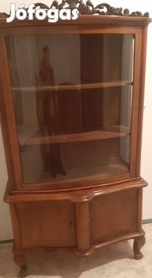 Antik barokk szecessziós vitrin.Szép állapotban!