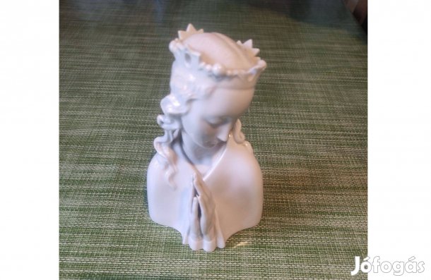 Antik bécsi augarten madonna porcelánbüszt 1930 ida schwetz - lehmann