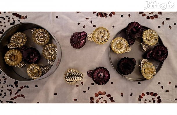 Antik billenőfejes fém csipeszek