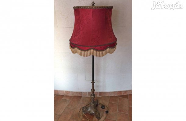 Antik bronz állólámpa 20. század eleje