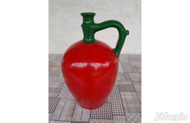 Antik csákvári vizeskorsó, (aratókorsó, csörgőkorsó)