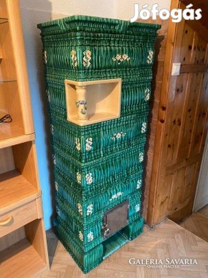 Antik cserépkályha ART-Deco M. Powolny tervezése