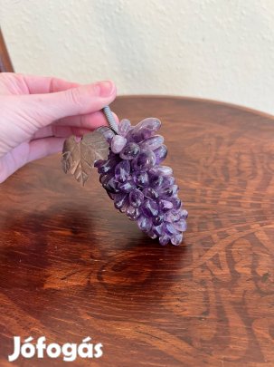 Antik dekoráció Ametisztek Szőlő