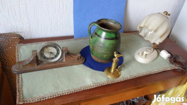 Antik dupla égős 3 kapcsolóval "ritkaság" minőségi lámpa, csillár