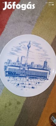 Antik echte kobaltkék GDR rádióadó Berlin porcelán, ritkaság. Utánvét