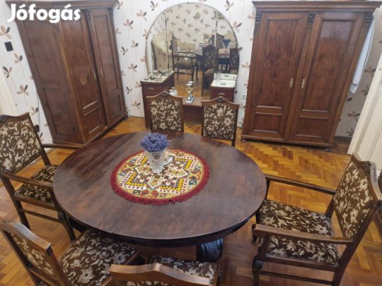 Antik étkezőgarnitúra-patinás szépség