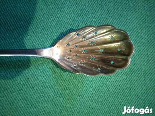 Antik ezüst angol fazonú Dianás Porcukorszóró