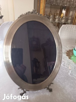 Antik ezűst fényképtartó