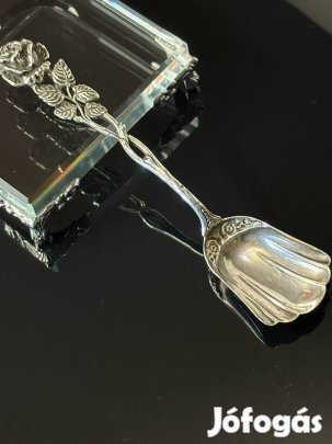 Antik ezüst kiskanál. (Akár keresztelőre is)