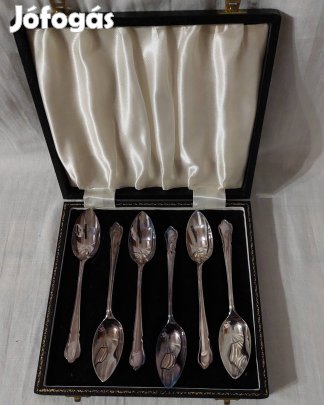 Antik ezüstözött grapefruit kanálkészlet