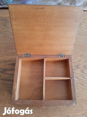 Antik fa doboz