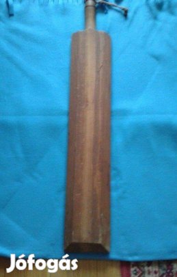 Antik fa mángorló, mosófa, súlykoló