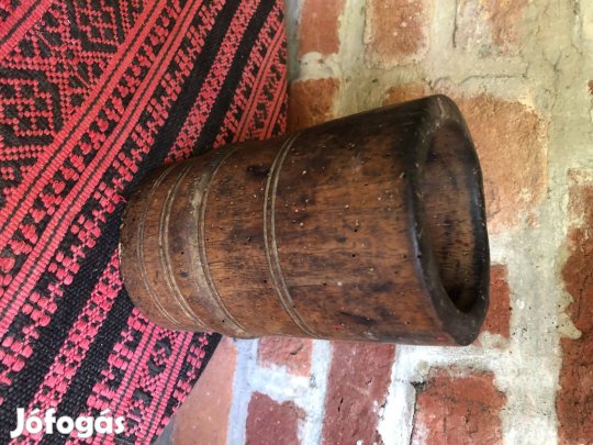 Antik fa mozsár 3000 ft =db: Lenti