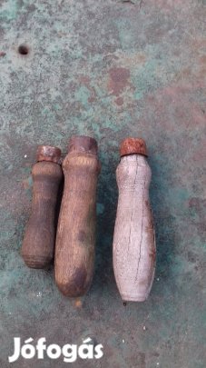 Antik fa szerszámnyél fogók a 3 db egybe