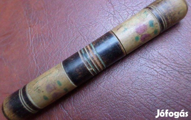 Antik fa tolltartó muzeális