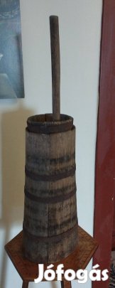 Antik fa vajköpülő