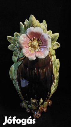 Antik fajansz váza Johann Maresch