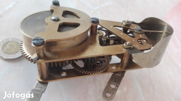 Antik fali óra szerkezet Szép régi db /működik/
