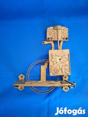 Antik falióra szerkezet tartó plusz gong!