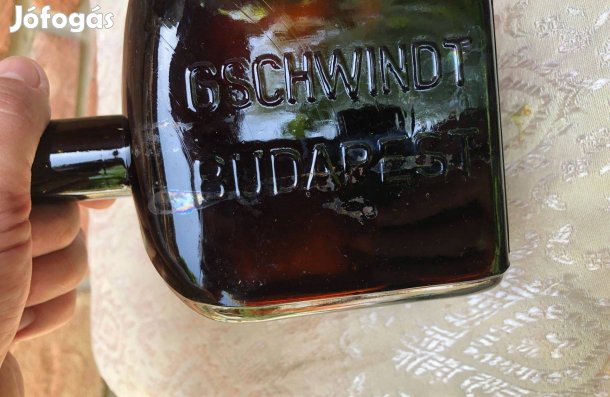 Antik feliratos üveg 5000 ft:Lenti