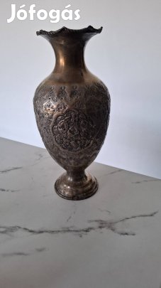 Antik fém szecesszíós váza