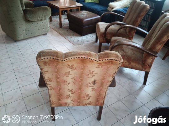 Antik fotel 3 darab csak egyben eladó