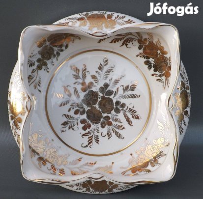 Antik francia porcelán kínáló tál