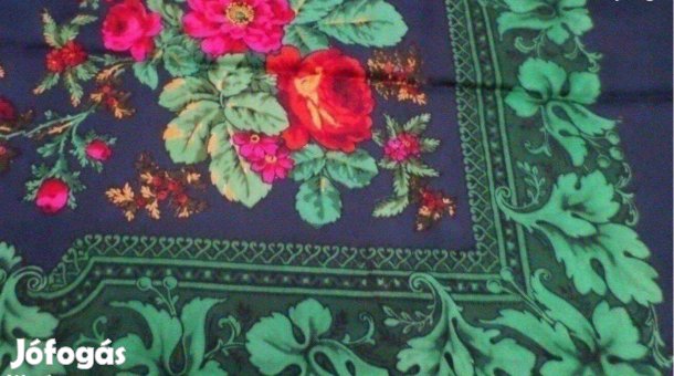 Antik gyapjú terítő abrosz ágytakaró 200x150 cm