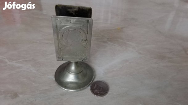 Antik gyártójeles Gyufa tartó régi korabali szép db