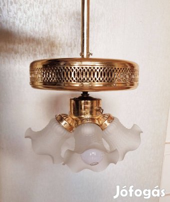 Antik hatású retro csillár, mennyezeti lámpa, 4 lámpás, E27
