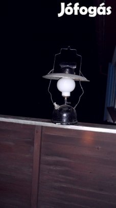 Antik hordozható gázos lámpa original England, magas fényerővel 1934
