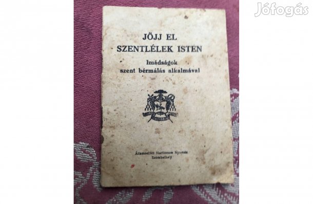 Antik imádságos füzet 1500 Ft