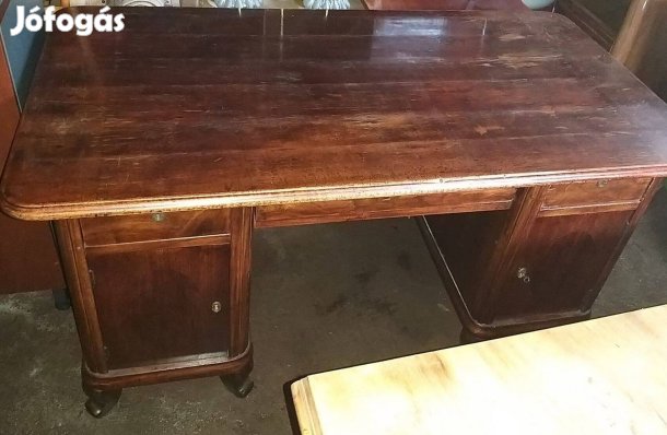 Antik íróasztal , dolgozóasztal 153 x 83 cm