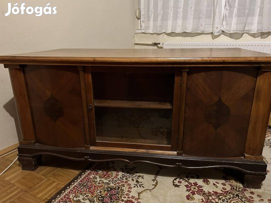 Antik íróasztal tömör fából 