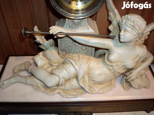 Antik jellegű gyönyörű ritka kandallóóra kandalló óra