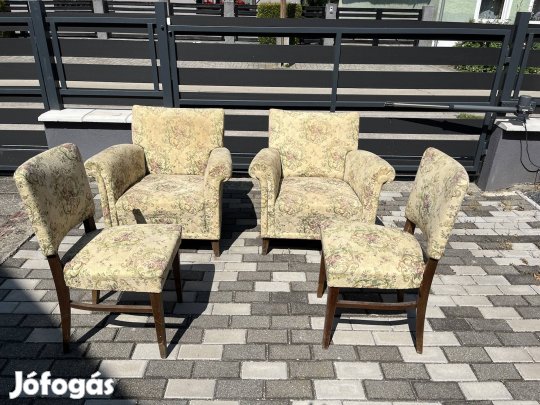 Antik jellegű ülőgarnitúra - 4 részes szett