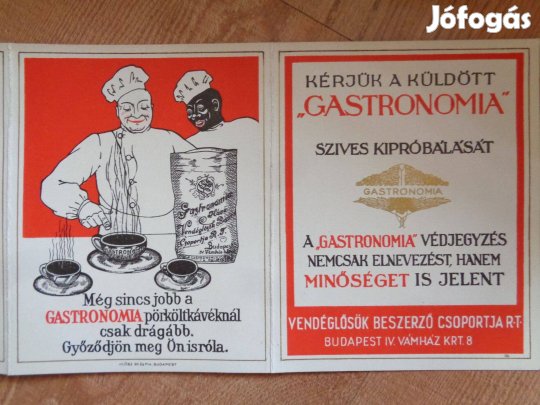 Antik kávé reklám eladó