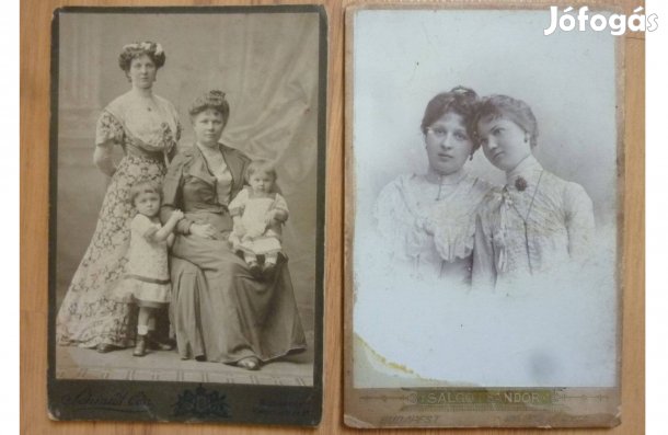 Antik kemény hátú fénykép eladó
