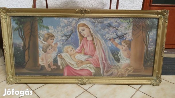 Antik kép eladó egy 130X62 cm-es
