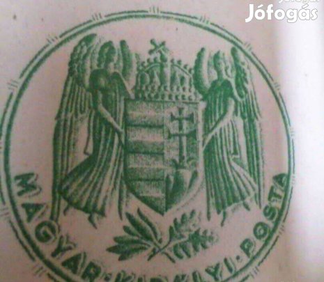 Antik kép virág csendélet Magyar Királyi Posta kiadás