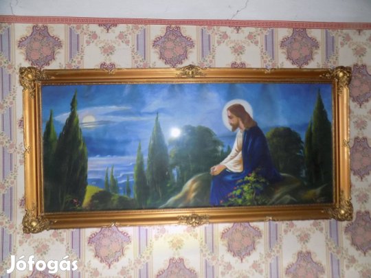 Antik képkeretben több mint 80 éves olajfestmény