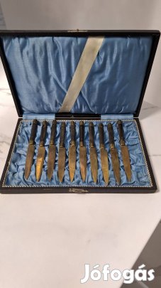 Antik kés készlet dobozban