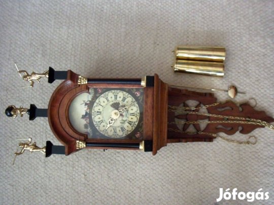 Antik kézzel festett flamand ingaóra fali óra falióra