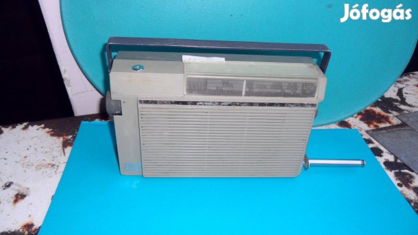 Antik kis táskarádió 8 tranziszt. lengyel világvevős 4 hullámos ritkas